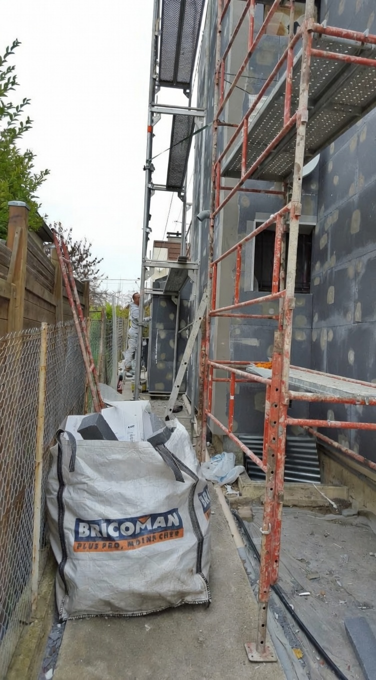 Chantier Isolation exterieure ITE en Essonne (91) photo 1